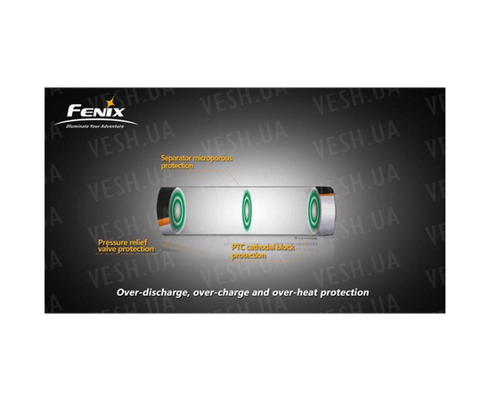 Дополнительный аккумулятор Fenix ARB-L1S для Fenix RC10, RC15 : -Элементы питания и ЗУ, фото 3