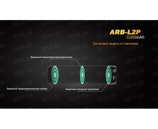 Дополнительный аккумулятор Fenix ARB-L2P (3200 mAh) : -Элементы питания и ЗУ, фото 6