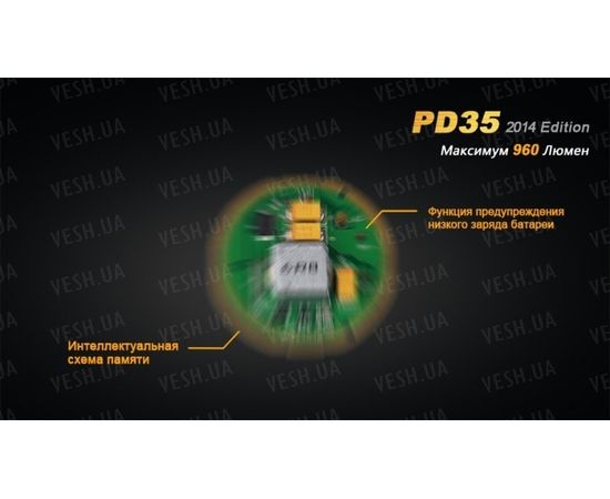 Фонарь Fenix PD35 (2014 Edition) Cree XM-L2 : -PD серия, фото 13