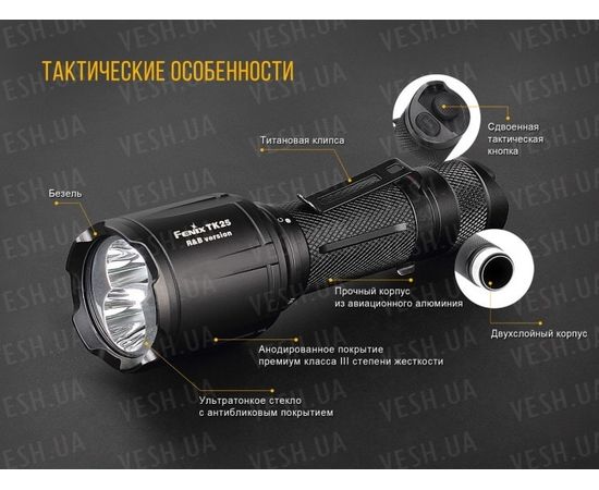 Фонарь Fenix TK25 R&amp;B XP-G2 (S3) : -TK серия, фото 16