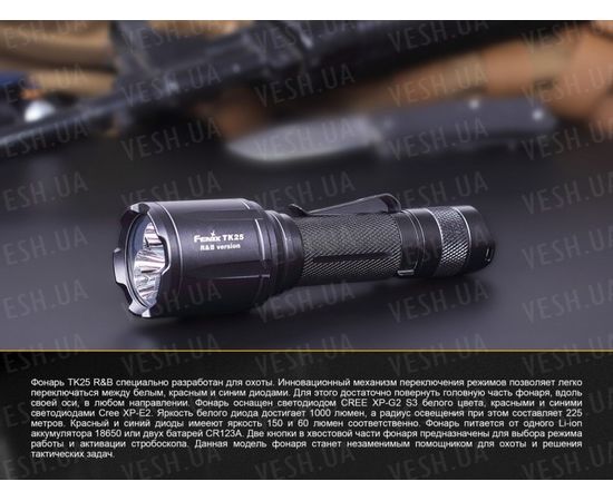 Фонарь Fenix TK25 R&amp;B XP-G2 (S3) : -TK серия, фото 7