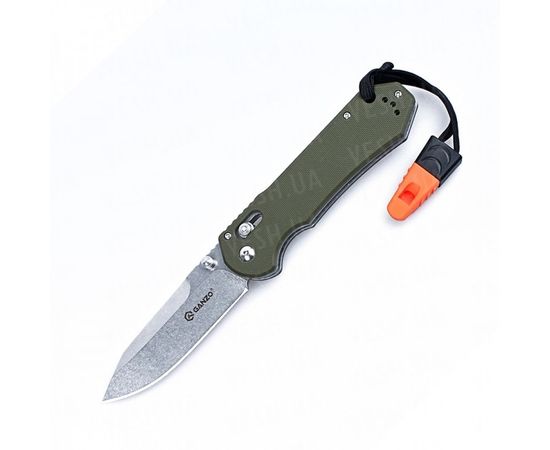 Нож Ganzo G7452-WS (черный, оранжевый, зеленый) : -Ножи, фото 11