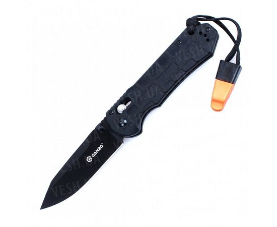 Нож Ganzo G7453P-WS (черный, оранжевый) : -Ganzo, фото 5