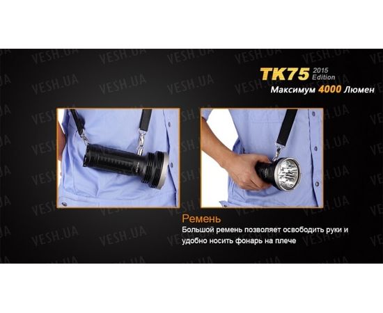 Тактический фонарь Fenix TK75 (2015) Cree XM-L2 (U2) : -TK серия, фото 10
