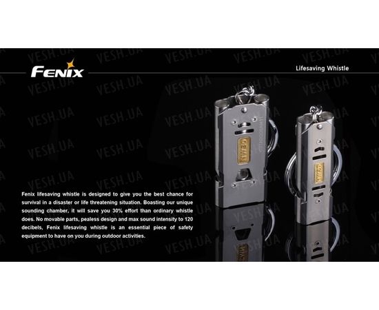 Свисток cпасательный Fenix NW30 : -Товары для выживания, фото 3 Свисток cпасательный Fenix NW30 : -Товары для выживания, фото 3