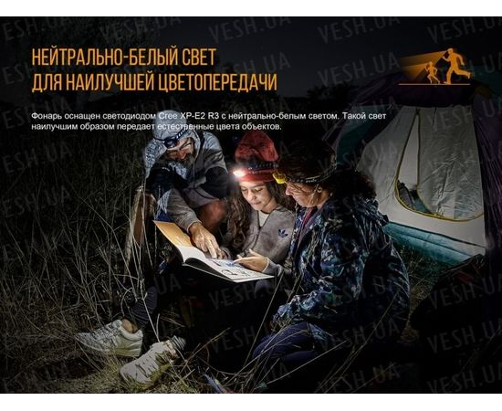 Фонарь Fenix HL16 Cree XP-E2 R3 Neutral White (синий, розовый, желтый) : -HL серия, фото 10