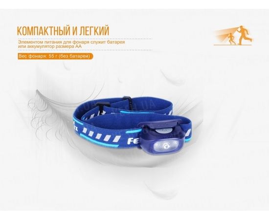 Фонарь Fenix HL16 Cree XP-E2 R3 Neutral White (синий, розовый, желтый) : -HL серия, фото 14