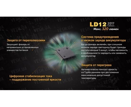 Фонарь Fenix LD12 XP-G2 R5 (2017) : -LD серия, фото 19