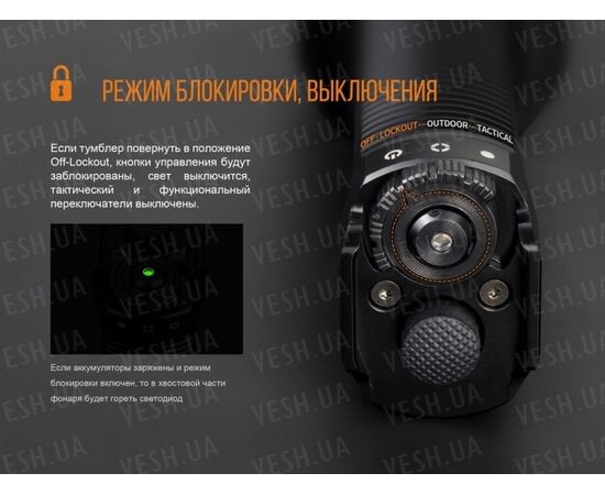 Фонарь Fenix TK35UE (2018) Cree XHP70 HI : -TK серия, фото 12
