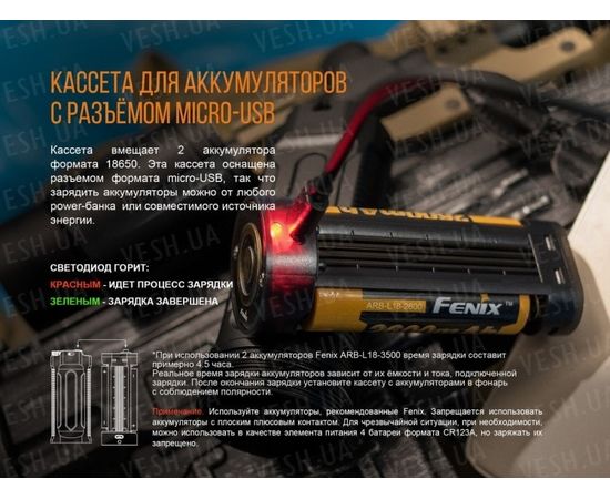 Фонарь Fenix TK35UE (2018) Cree XHP70 HI : -TK серия, фото 13