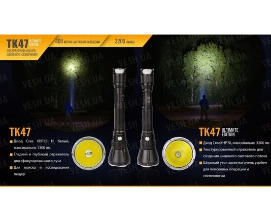 Фонарь Fenix TK47UE Cree XHP70 : -TK серия, фото 11