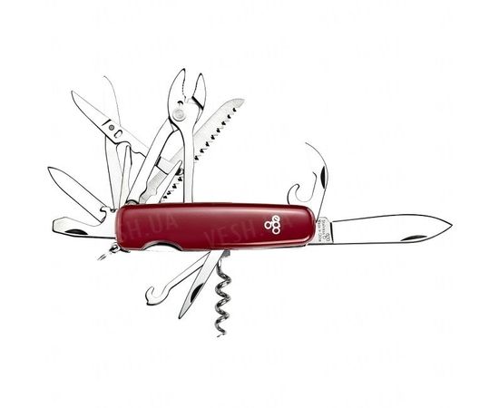 Нож Ego A01.12, красный : -Ножи EGO Tools, фото 5