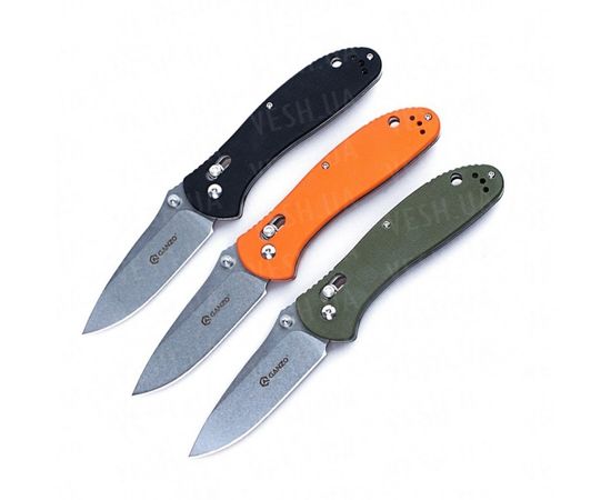 Нож Ganzo G7392 (оранжевый, черный, зеленый) : -Ножи Ganzo, фото 16