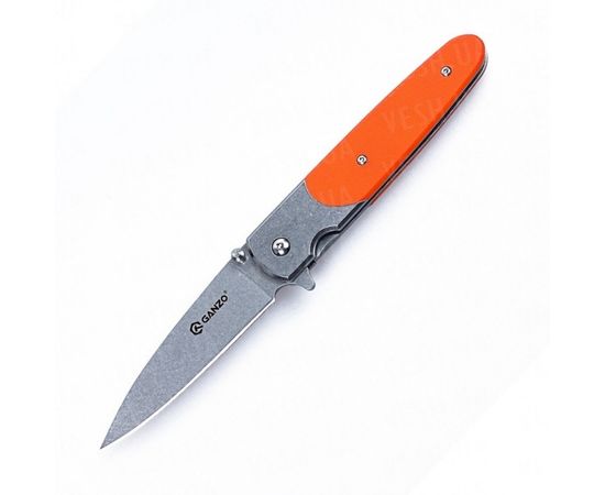 Нож Ganzo G743-2 (черный, оранжевый, зеленый) : -Ножи Ganzo, фото 2 Нож Ganzo G743-2 (черный, оранжевый, зеленый) : -Ножи Ganzo, фото 2
