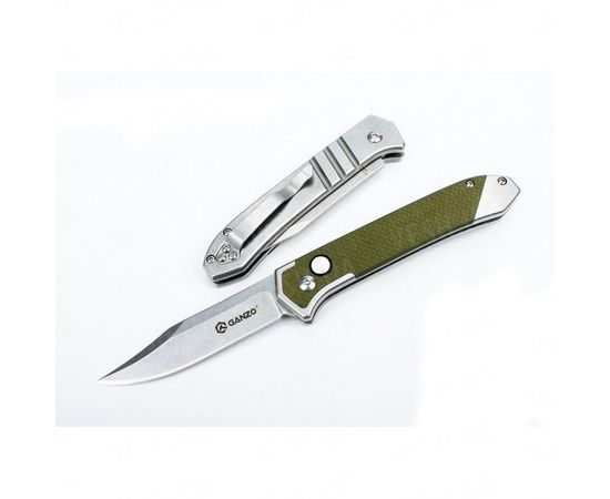Нож Ganzo G719, зеленый : -Ножи Ganzo, фото 4