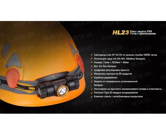 Фонарь Fenix HL23 Cree XP-G2 R5 : -HL серия, фото 14