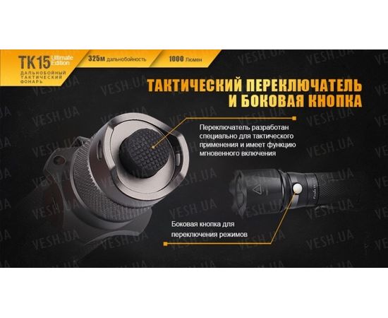 Фонарь Fenix TK15UE CREE XP-L HI V3 LED Ultimate Edition : -TK серия, фото 12