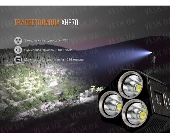 Фонарь Fenix TK72R Cree XHP70 : -TK серия, фото 8