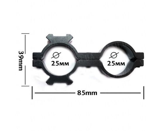 Крепление к оружию двойное : -Аксессуары к фонарям, фото 6