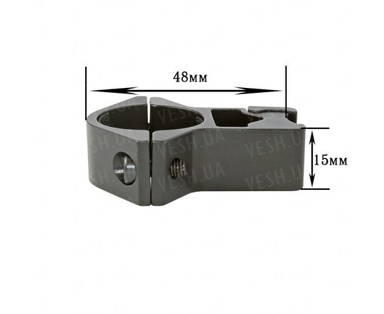 Крепление на оружие для фонаря 25 GZ  (планка Вивера 10 мм) : -Аксессуары к фонарям, фото 2