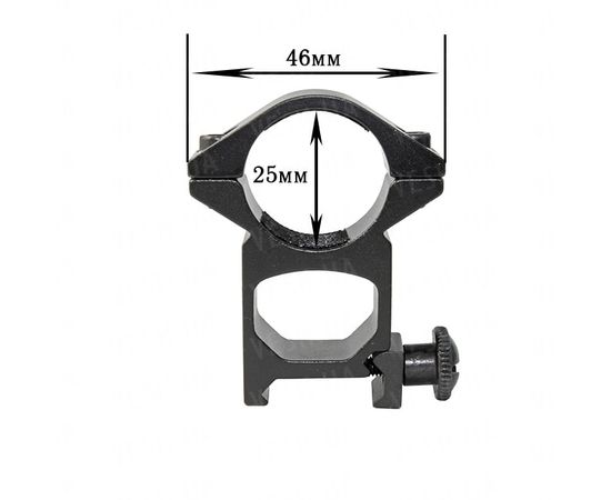 Крепление на оружие для фонаря 25GK (планка Вивера 19 мм) : -Аксессуары к фонарям, фото 3