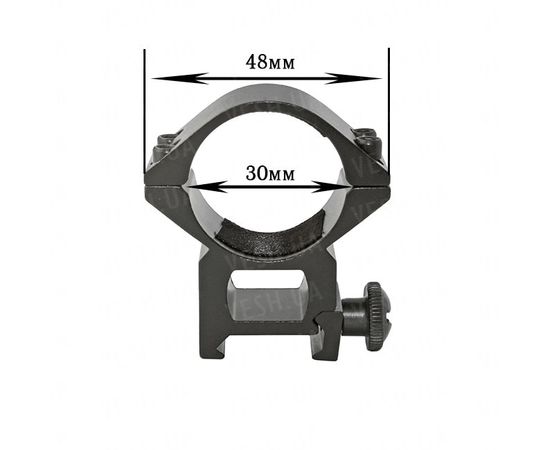 Крепление на оружие для фонаря 30 GK 2 screws (планка Вивера 17.5 мм) : -Аксессуары к фонарям, фото 3