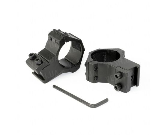 Крепление на оружие для фонаря 30mm Ring Double (Байонет 9 мм) : -Аксессуары к фонарям, фото 3