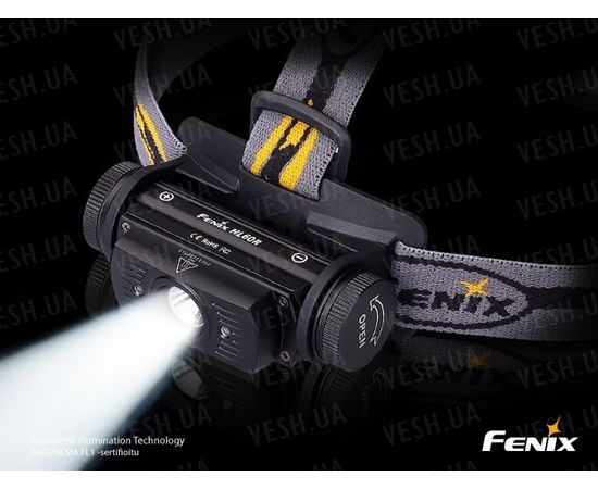 Налобный фонарь Fenix HL60R Cree XM-L2 U2 Neutral White LED (черный, песочный) : -HL серия, фото 5