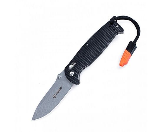 Нож Ganzo G7412P-WS (черный, оранжевый) : -Ножи, фото 7