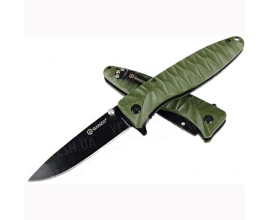 Нож Ganzo G620, желтый : -Ножи Ganzo, фото 4