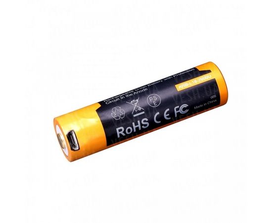 Аккумулятор 18650 Fenix ARB-L18-2600U (2600 mAh) : -Элементы питания и ЗУ, фото 2