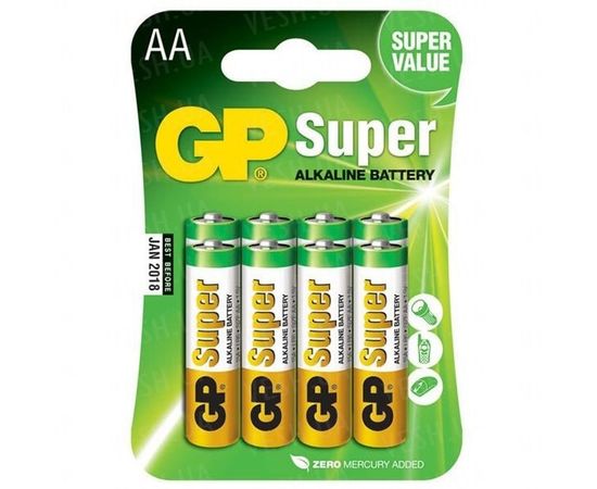 Батарея питания GP AA : -Элементы питания и ЗУ, фото 3