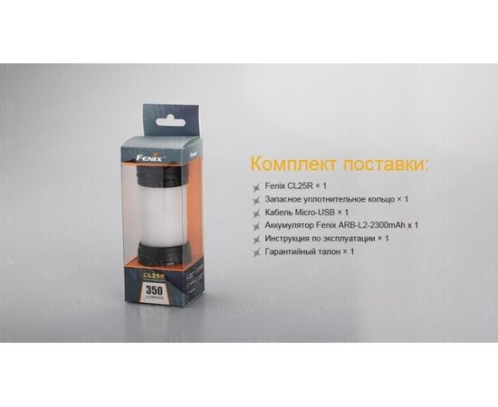 Фонарь Fenix CL25R : -CL серия, фото 22