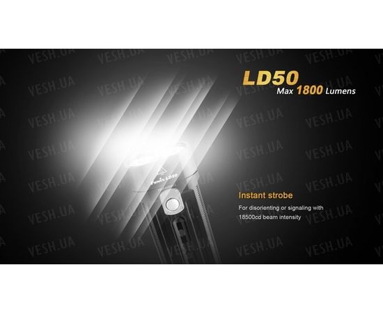 Фонарь Fenix LD50 XM-L2 (U2) : -LD серия, фото 5