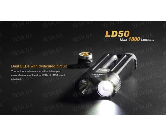 Фонарь Fenix LD50 XM-L2 (U2) : -LD серия, фото 9