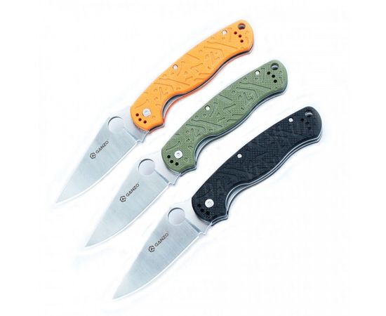Нож Ganzo G7301 (черный, оранжевый, зеленый) : -Ножи Ganzo, фото 2