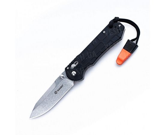 Нож Ganzo G7452P-WS (черный, оранжевый) : -Ножи, фото 4