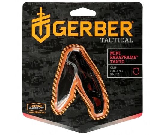 Нож Gerber Mini Paraframe Tanto Clip Folding Knife 31-001729 : -Ножи, фото 5 Нож Gerber Mini Paraframe Tanto Clip Folding Knife 31-001729 : -Ножи, фото 5