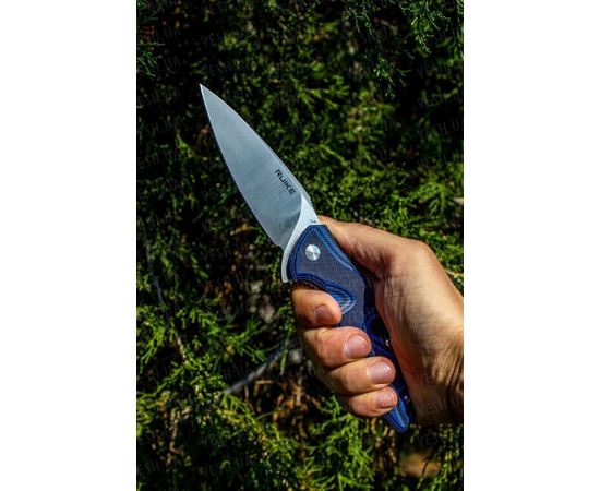Нож Ruike Fang P105 (синий, серый) : -Ножи Ruike, фото 9