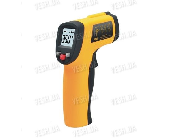Бесконтактный цифровой ЖК ИК инфракрасный термометр пирометр -50C до +380C GM300, фото 3