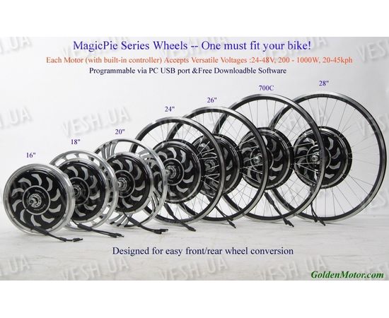 Мотор-колесо Magic Pie 2, фото 3