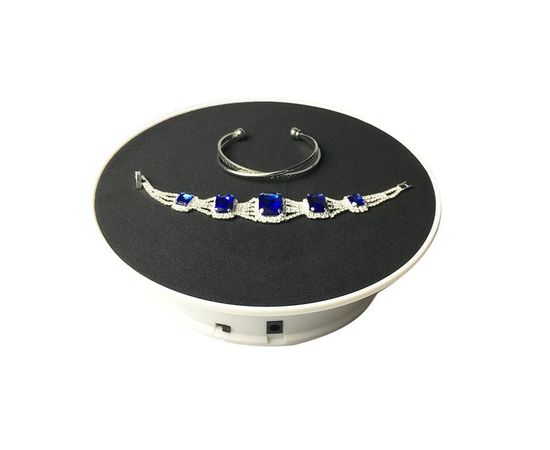 Автоматический поворотный стол для предметной съемки 3D Heonyirry C366, диаметр 20 см, черный, фото 2