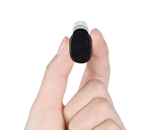 Беспроводная bluetooth гарнитура - наушник с USB зарядной станцией Heonyirry X12, черная, фото 3