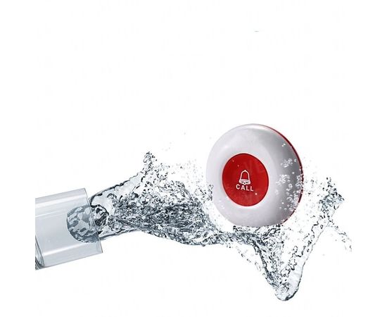 Беспроводная кнопка вызова медсестры для пожилых людей Daytech CC01 до 150 метров, белая, фото 4