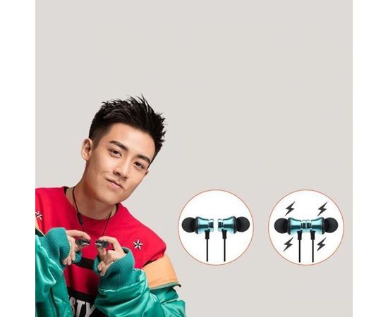 Беспроводные наушники для спорта bluetooth 4.1 Heonyirry C310 c микрофоном, черные, фото 4