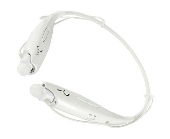 Bluetooth наушники гарнитура, одевающиеся на шею Heonyirry HBS-730, белые, фото 2