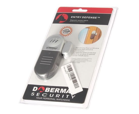 Датчик открытия с сиреной Doberman Security SE-0109, мини сигнализация на дверь или окно, фото 2