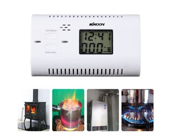 Датчик угарного газа бытовой Kkmoon UL 2034, CO сигнализатор, фото 5