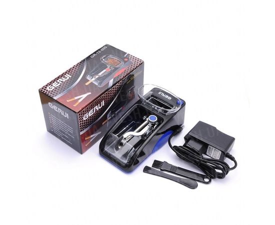 Электрическая машинка для набивки сигарет Gerui GR-12, синяя, фото 4