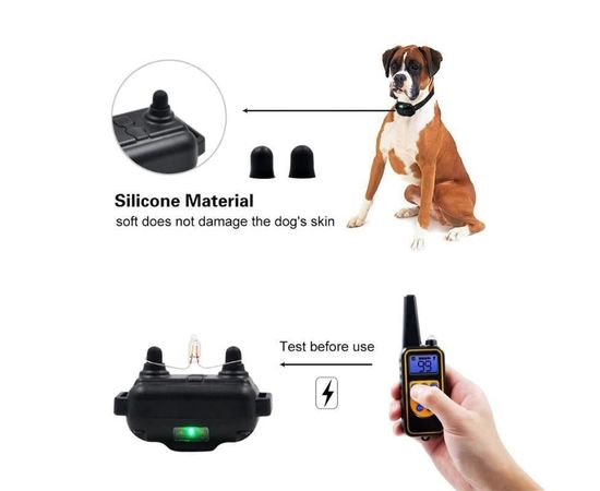 Электроошейник для собак дрессировочный Pet DTC-800 с 2-мя ошейниками для 2-х собак, фото 2